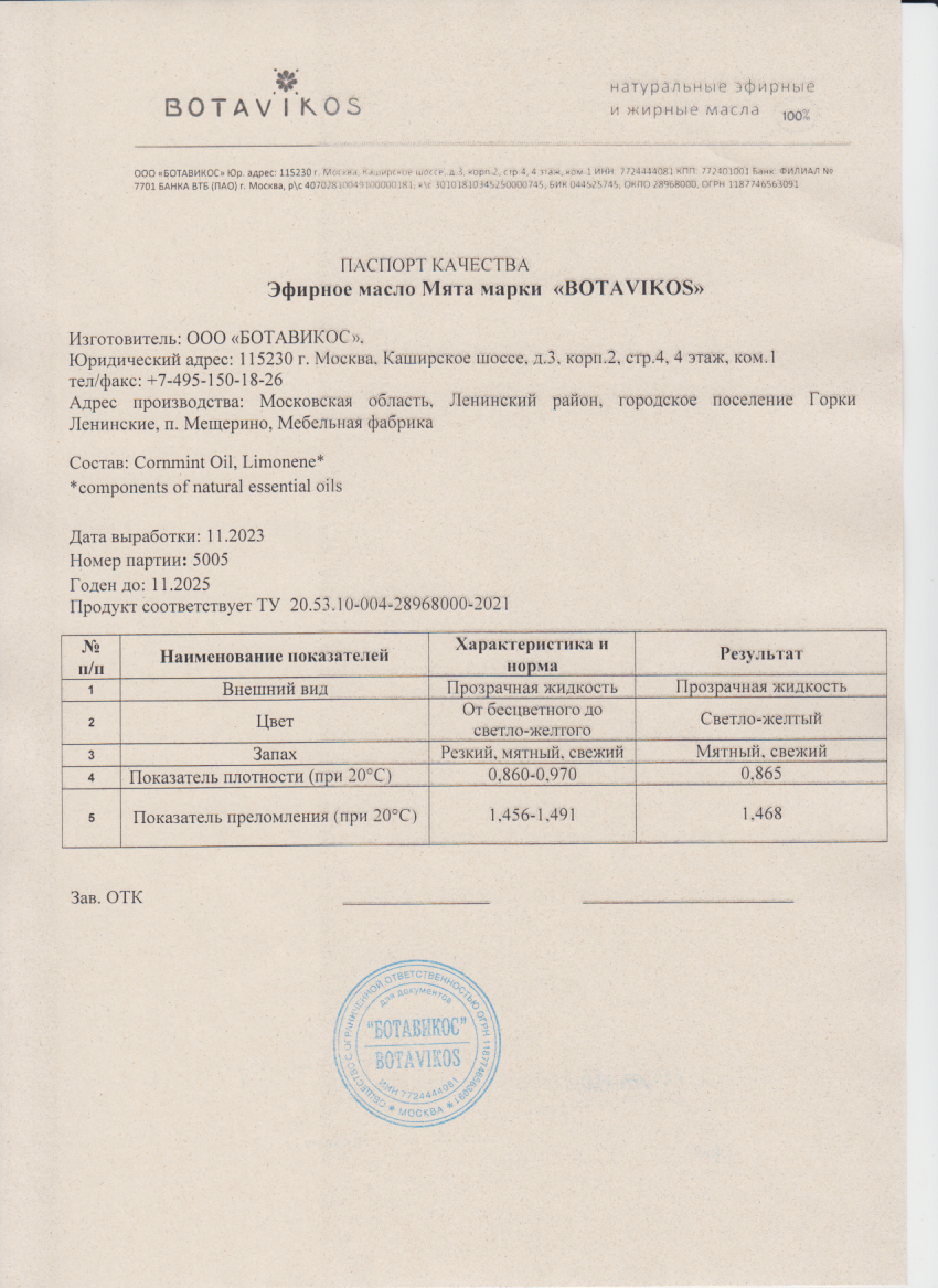 Паспорт №112023